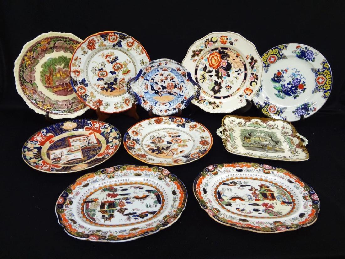 (10) Mason's Ironstone China 19th Century English (1 of 14)