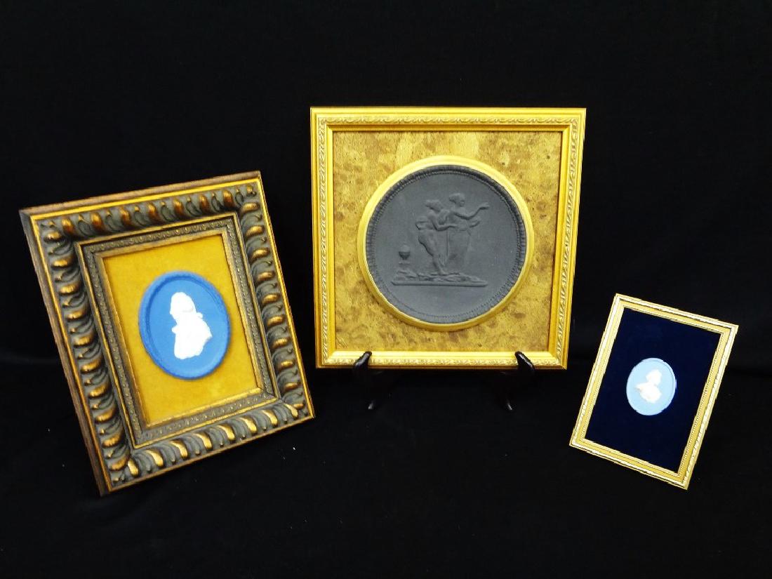 (3) Wedgwood Jasper Framed Pieces (1 of 6)