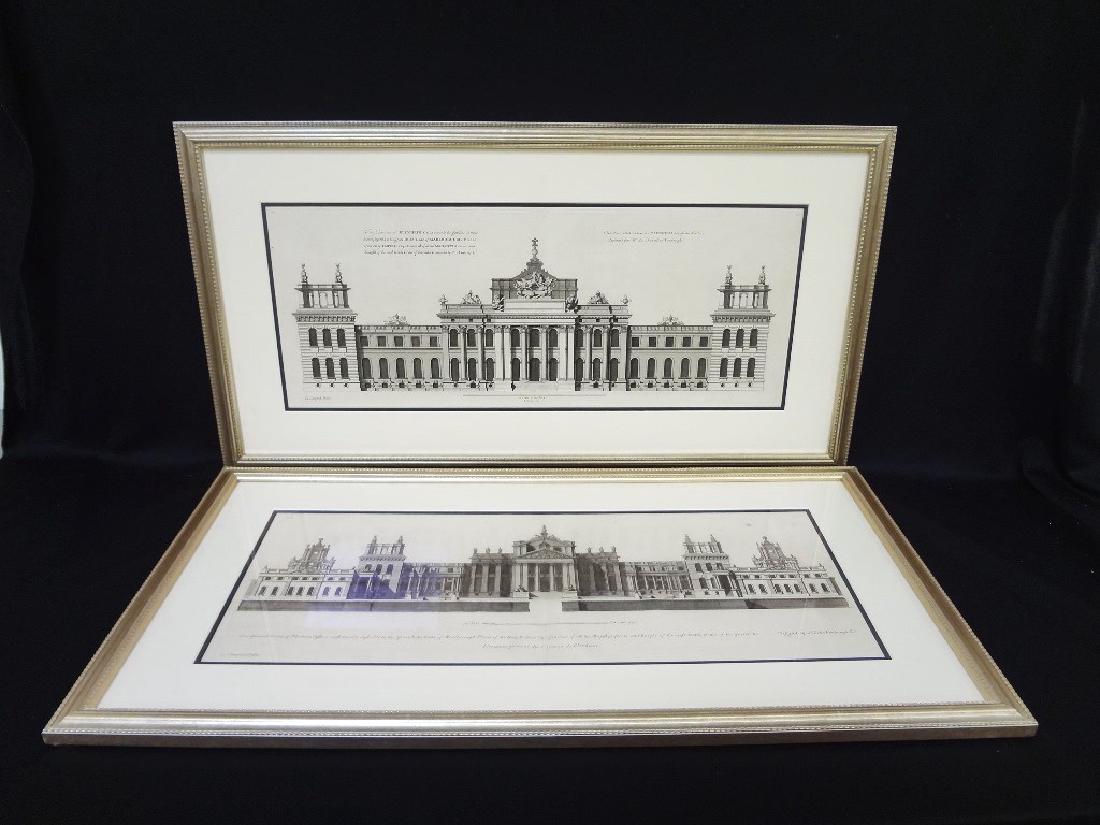 Colen Campbell Architectural Drawing Engravings (1 of 5)
