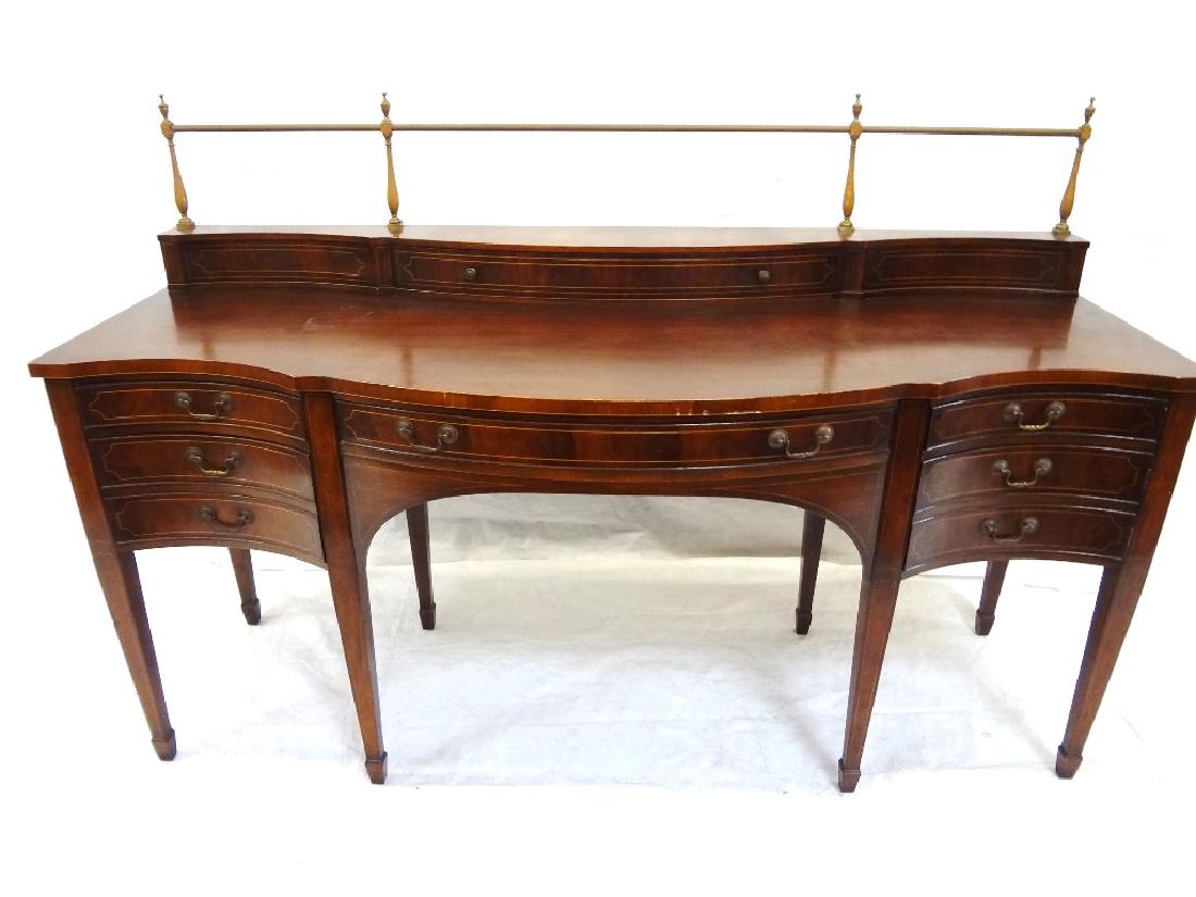 Georgian Baker Furniture Sideboard with Brass finial (1 of 9)