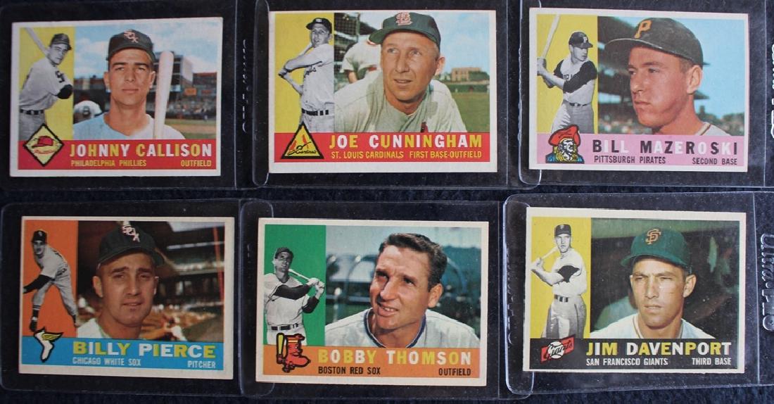 (41)diff. 1960 Topps Baseball Mostly Minor Stars (1 of 7)