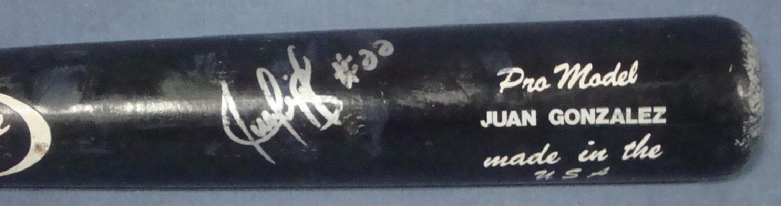 Juan Gonzalez Autographed Game Used Carolina Clubs (1 of 6)