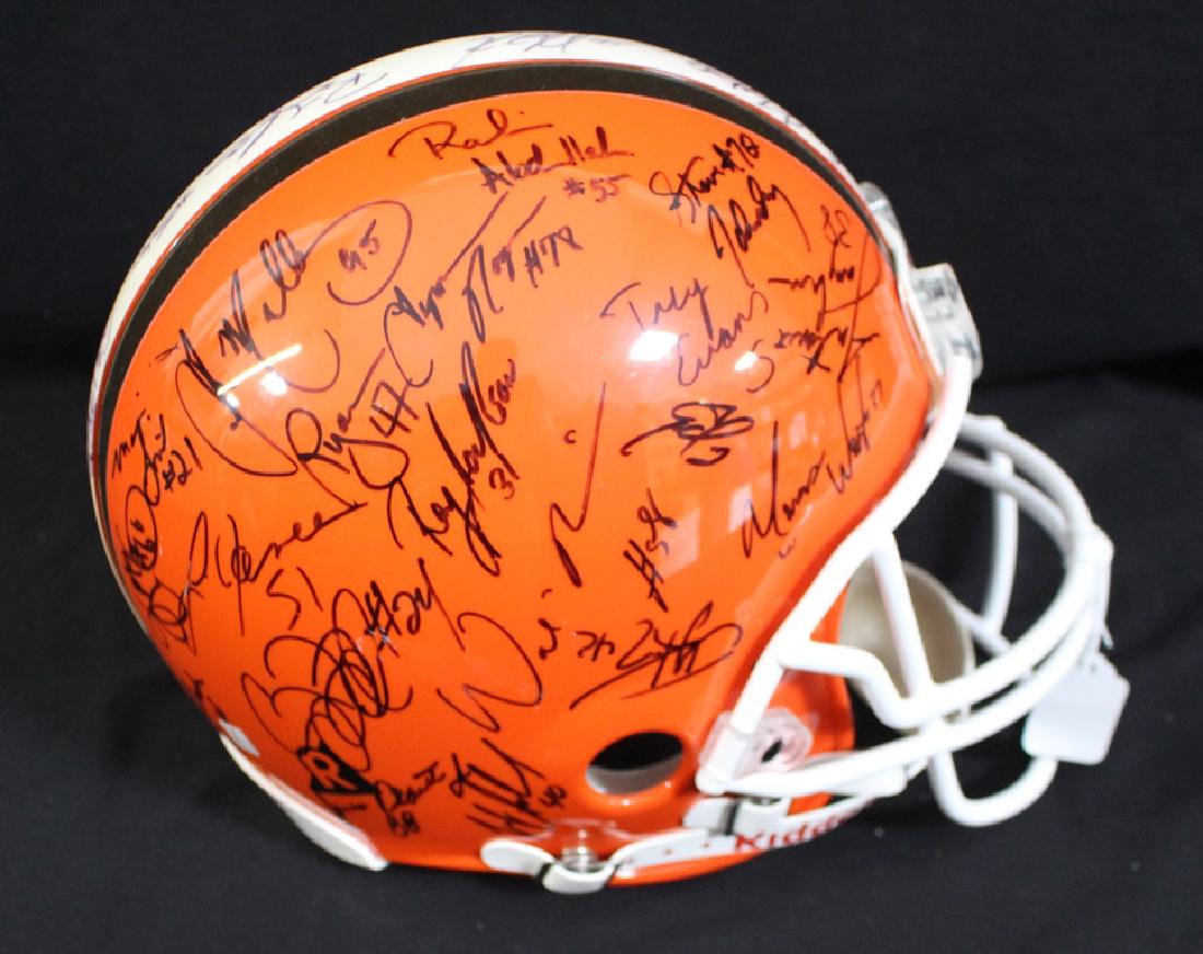 1999 Cleveland Browns Team Signed Riddell Helmet (1 of 3)