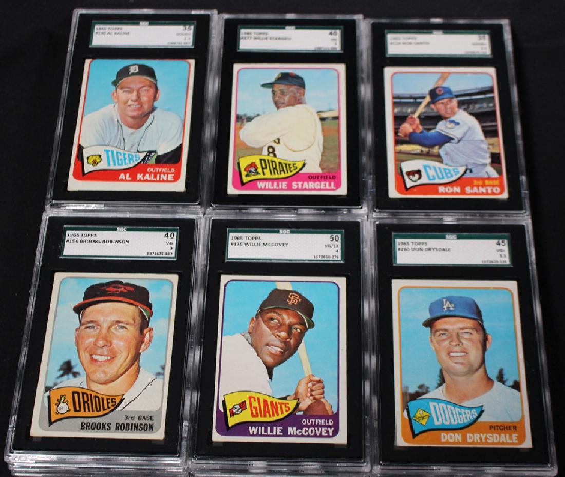 (28) 1965 Topps Baseball Stars & Minors SGC Graded (1 of 3)