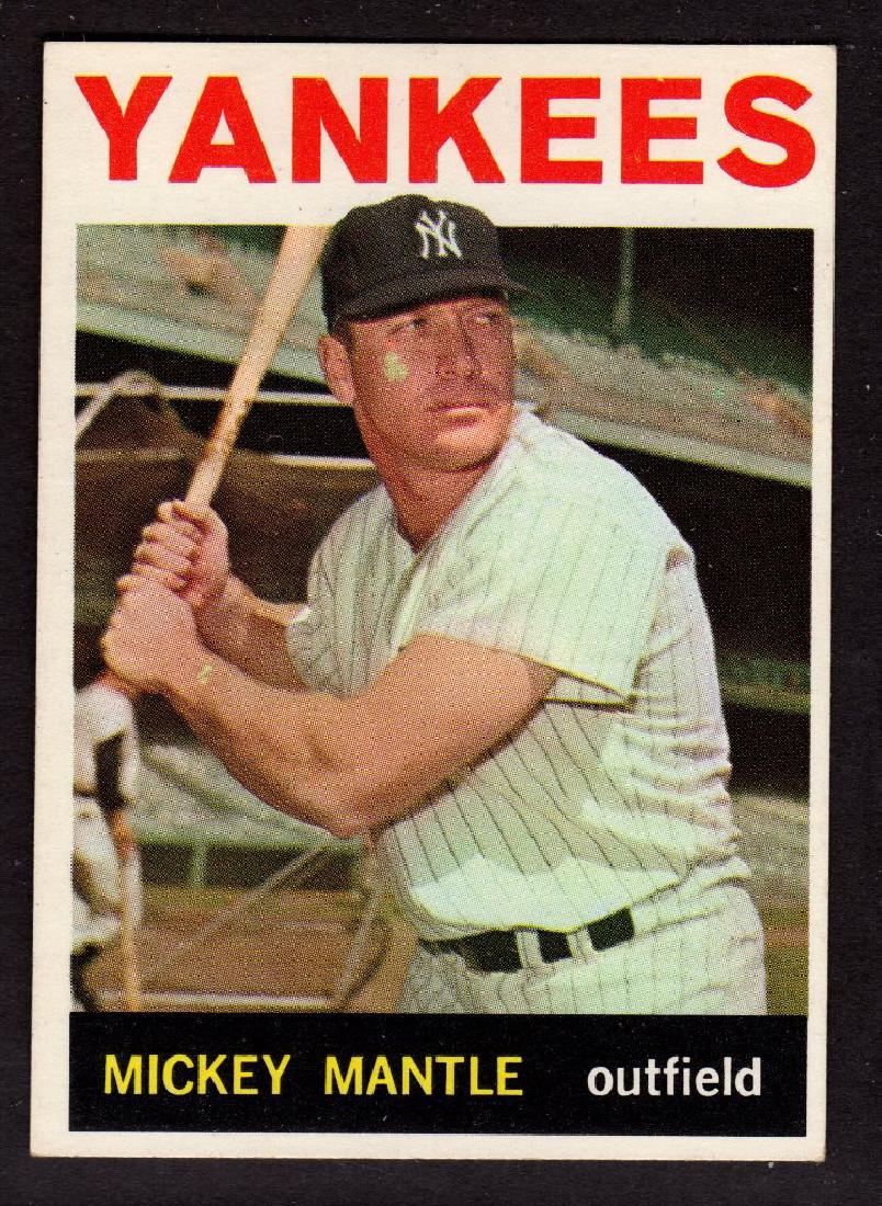 1964 Topps Baseball Mickey Mantle EX (1 of 2)