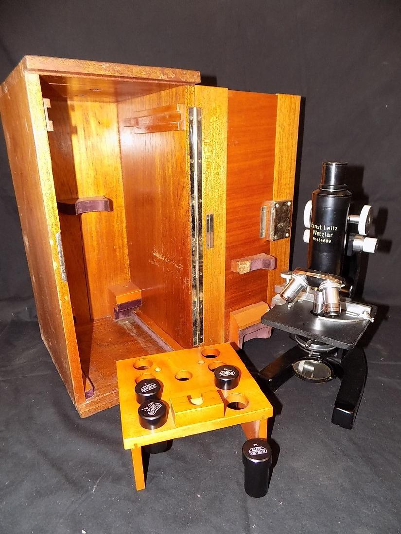 Ernst Leitz Wetzlar 3 Objective Microscope 1930s (1 of 6)