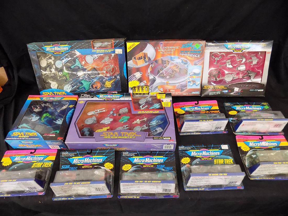 1990's Star Trek Micro Machines Group of 12 Playsets (1 of 4)