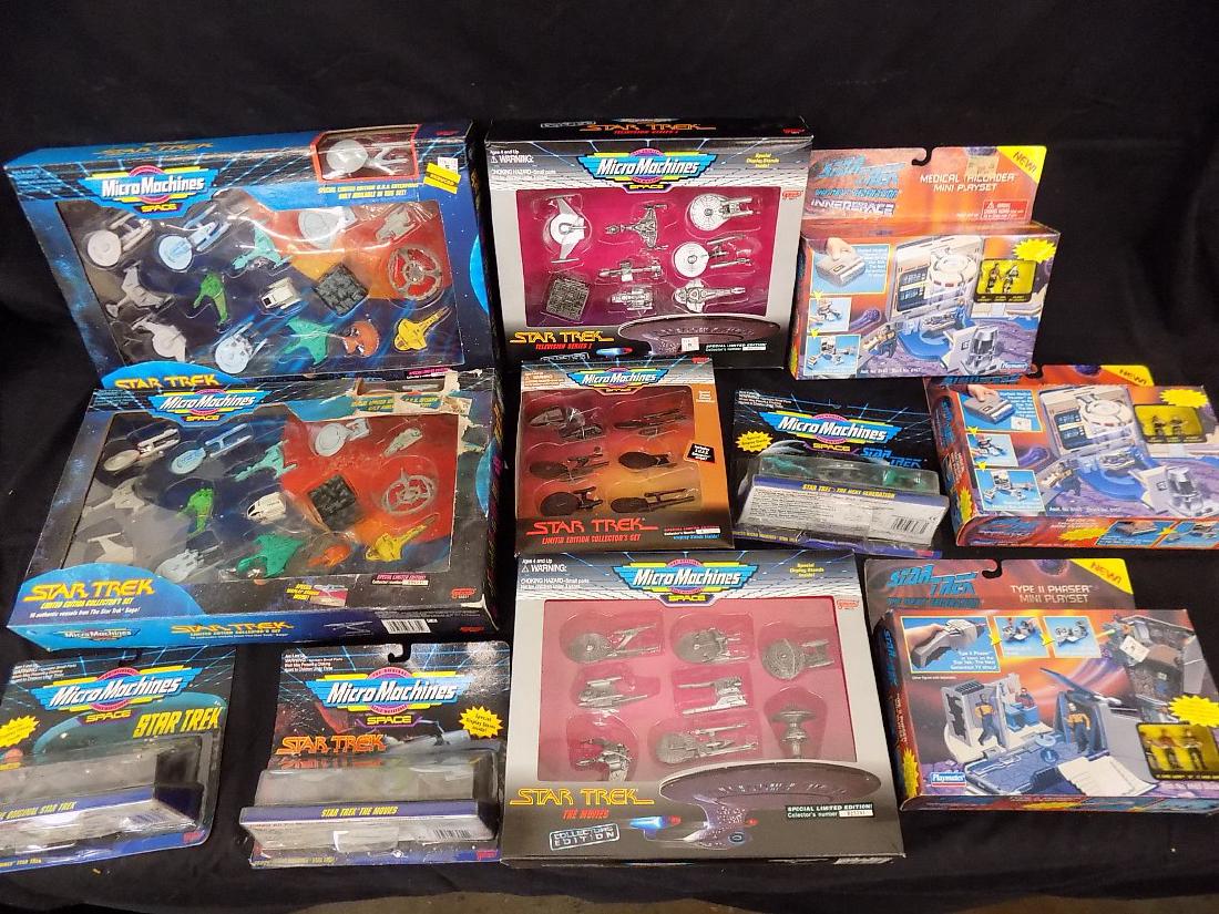 1990's Star Trek Micro Machines Group of 11 Playsets (1 of 3)
