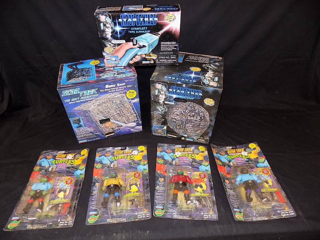 Star Trek Teenage Mutant Turtles Set + Two Borg Ships, (1 of 4)