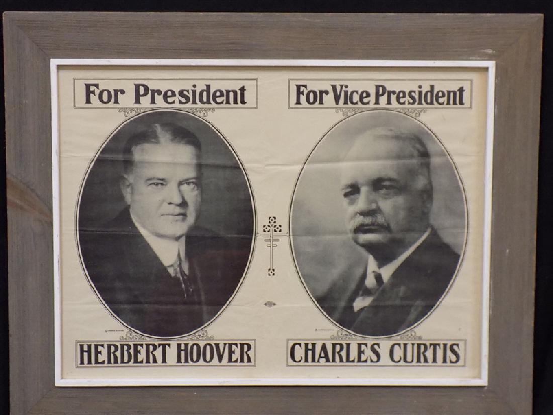 1928-1929 Herbert Hoover & Charles Curtis PRESIDENTIAL (1 of 3)