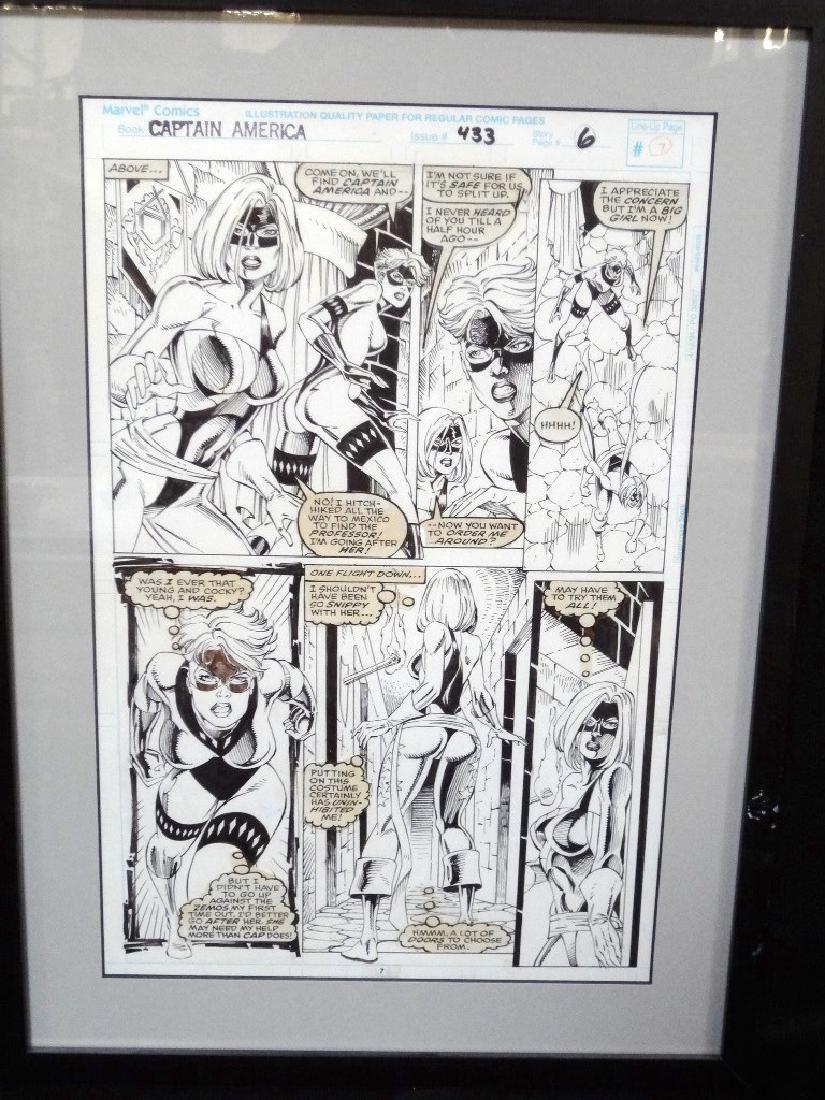 Original Comic Book Art Captain America #433 pg. 6 (1 of 4)