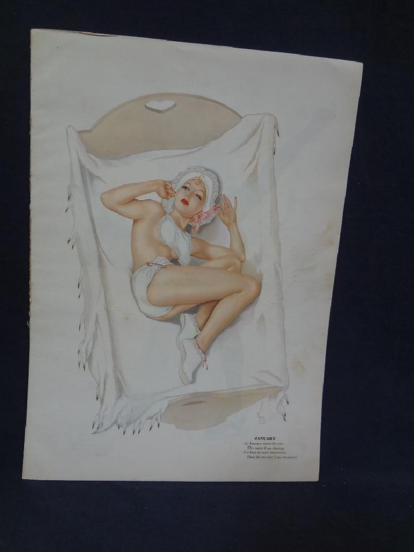 1941 Vargas Esquire Magazine Calendar Pullout (1 of 5)