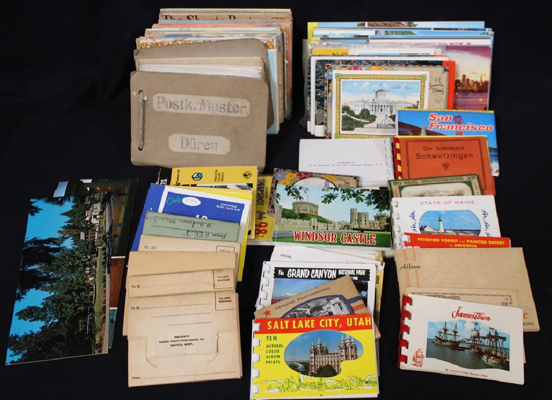 Postcard Lot of Folder ad Booklet Types (1 of 1)