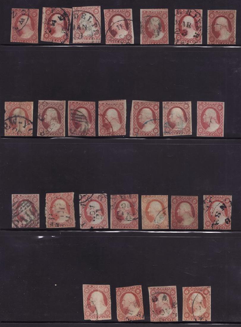 United States Scott 11 Collection of 25 stamps SCV.$375 (1 of 1)