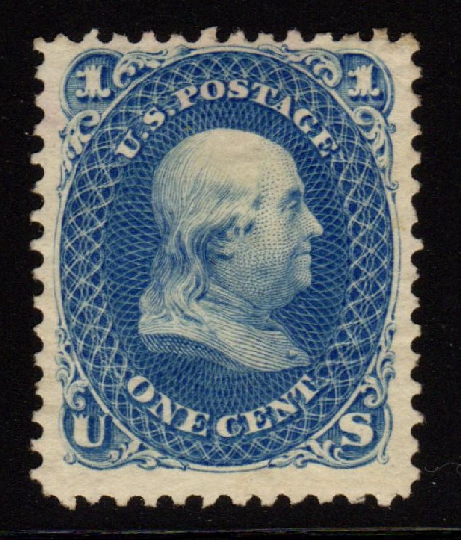United States Scott 102 F-VF Unused 1875 Re-Issue (1 of 2)