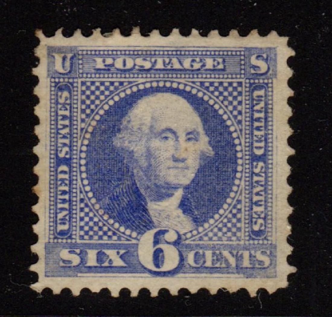 United States Scott 115 VF Unused 6¢ Washington (1 of 1)
