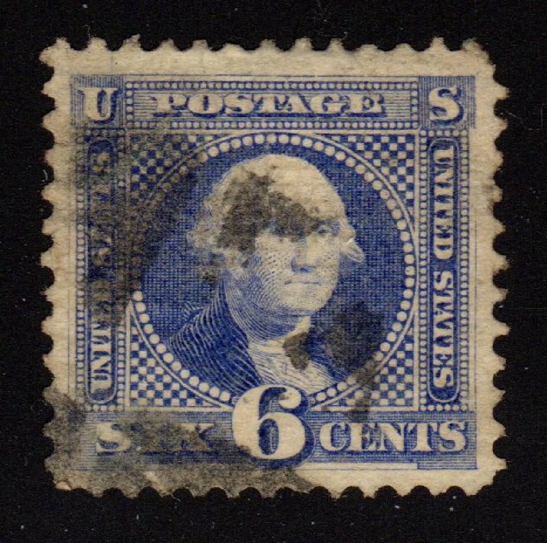 United States Scott 115 XF Used 6¢ Washington SCV.$225 (1 of 1)