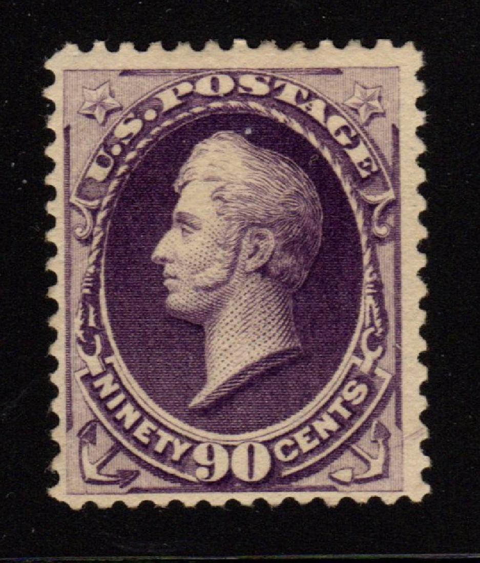 United States Scott 218 F-VF OG H 90¢ Perry SCV.$800 (1 of 2)