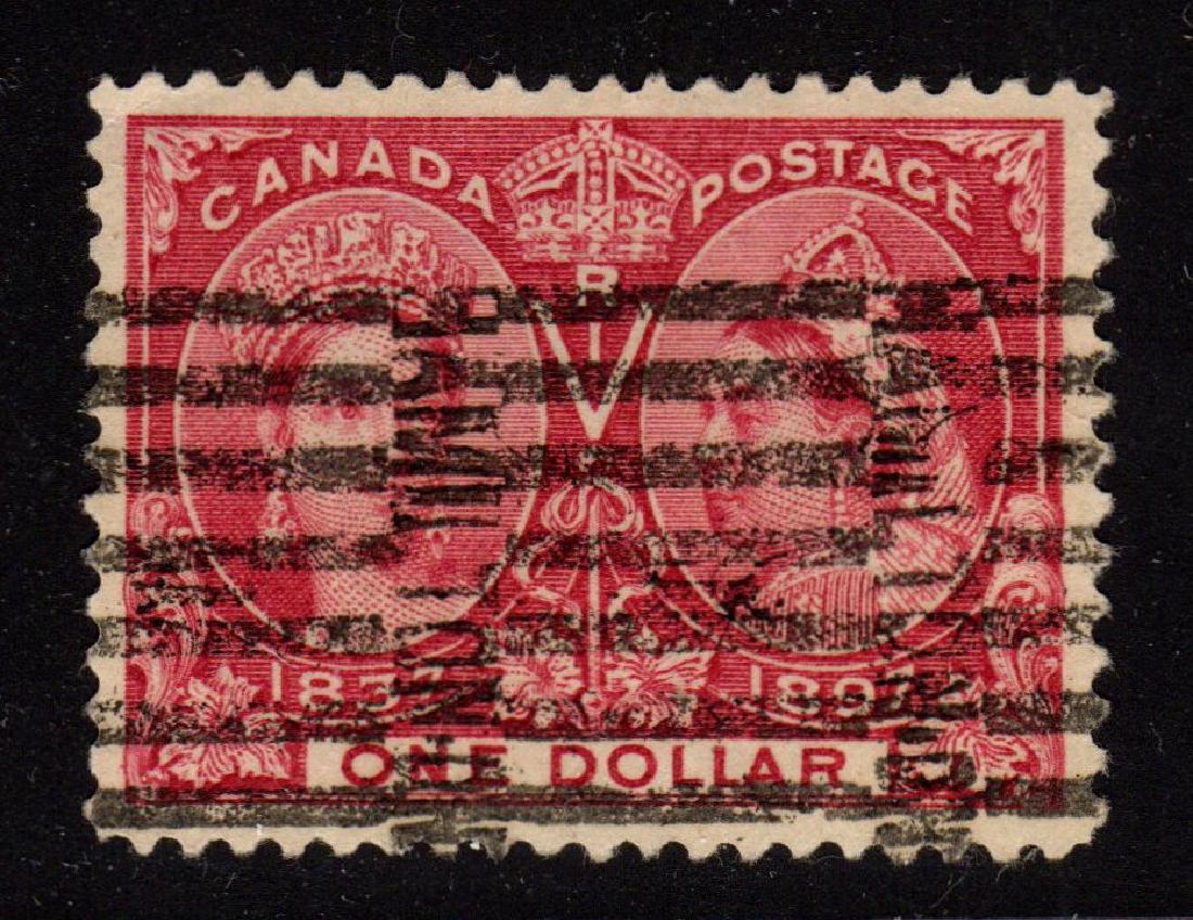 Canada Scott 61 XF Used $1 Jubilee SCV.$700 (1 of 1)