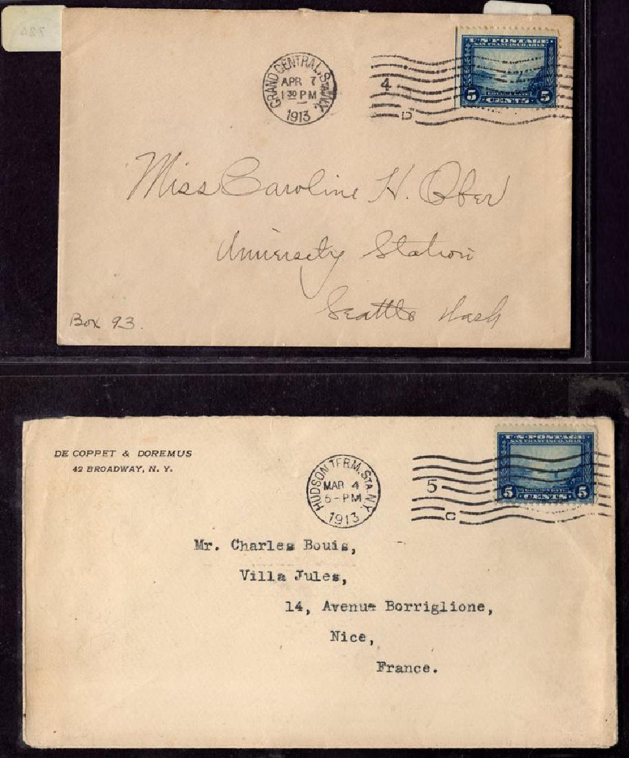 United State Scott (3)399 Pan-Pacific 5¢ stamps on (1 of 2)