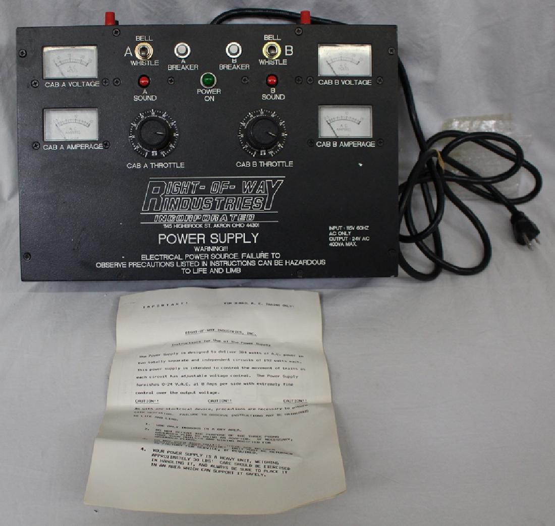 Weaver 2020 Hobby Controller Transformer Power Supply: This listing is for a New-In-Box Weaver 2020 AC, 3-Rail Trains Hobby Controller and Transformer. This unit was briefly used to check several AC O-Scale models to ensure it was working properly. As the