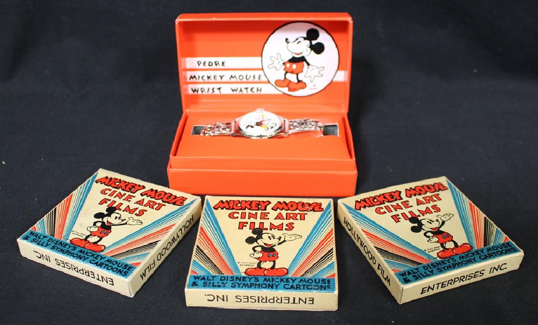 Mickey Mouse Cine Art Films (3) MINT condition Plus: Great lot of 3 1930's era MIckey Mouse Cine Art 8mm films incl. #907A Mickey Goes Hunting, #909A Mickey the Moose Hunter" and #910A Clara Cluck The Opera Signer". All three are in remarkable MINT cond