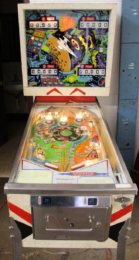 Gottlieb's Orbit Space Theme Pinball Machine