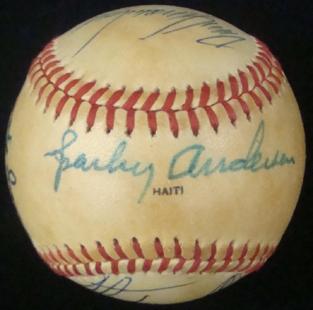 1981 Autographed Official All-Star Game Baseball, (10): 1981 Autographed Official All-Star Game Baseball, (10) Signatures; Official 1981 All-Star Game baseball signed by (10) of the players of that year; signatures include Sparky Anderson on the sweet spot