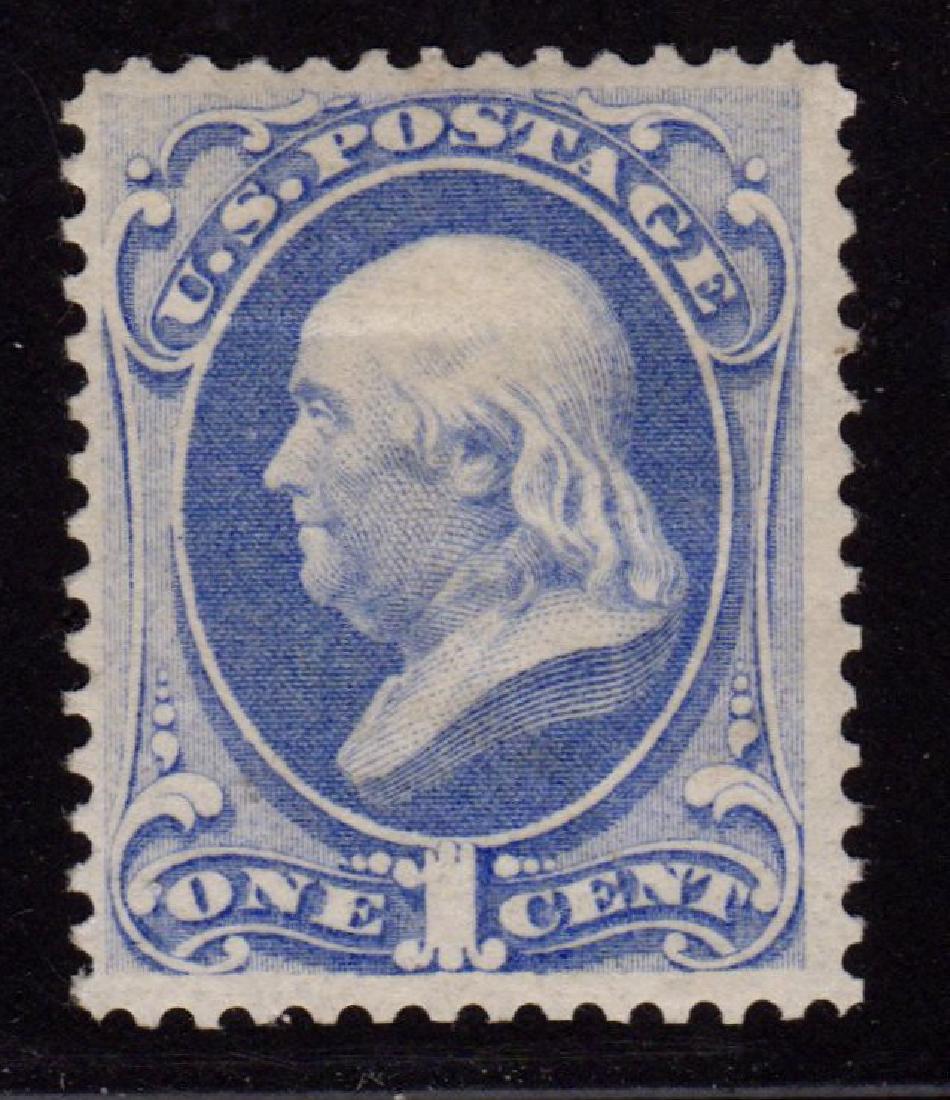 U.S. Scott 145 F-VF OG LH 1¢ Franklin SCV.$650 (1 of 1)