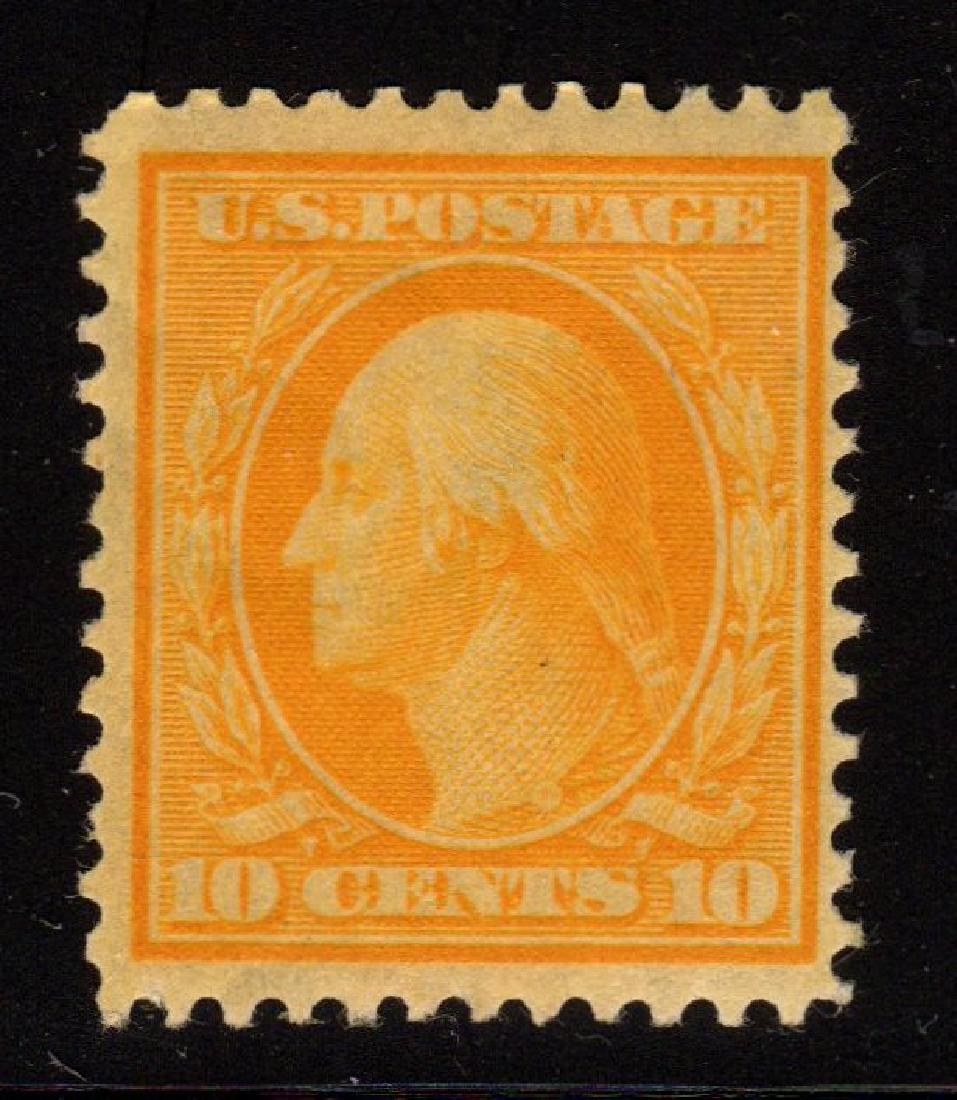 U.S.Scott 338 F-VF OG NH 10¢ Washington SCV.$160 (1 of 1)