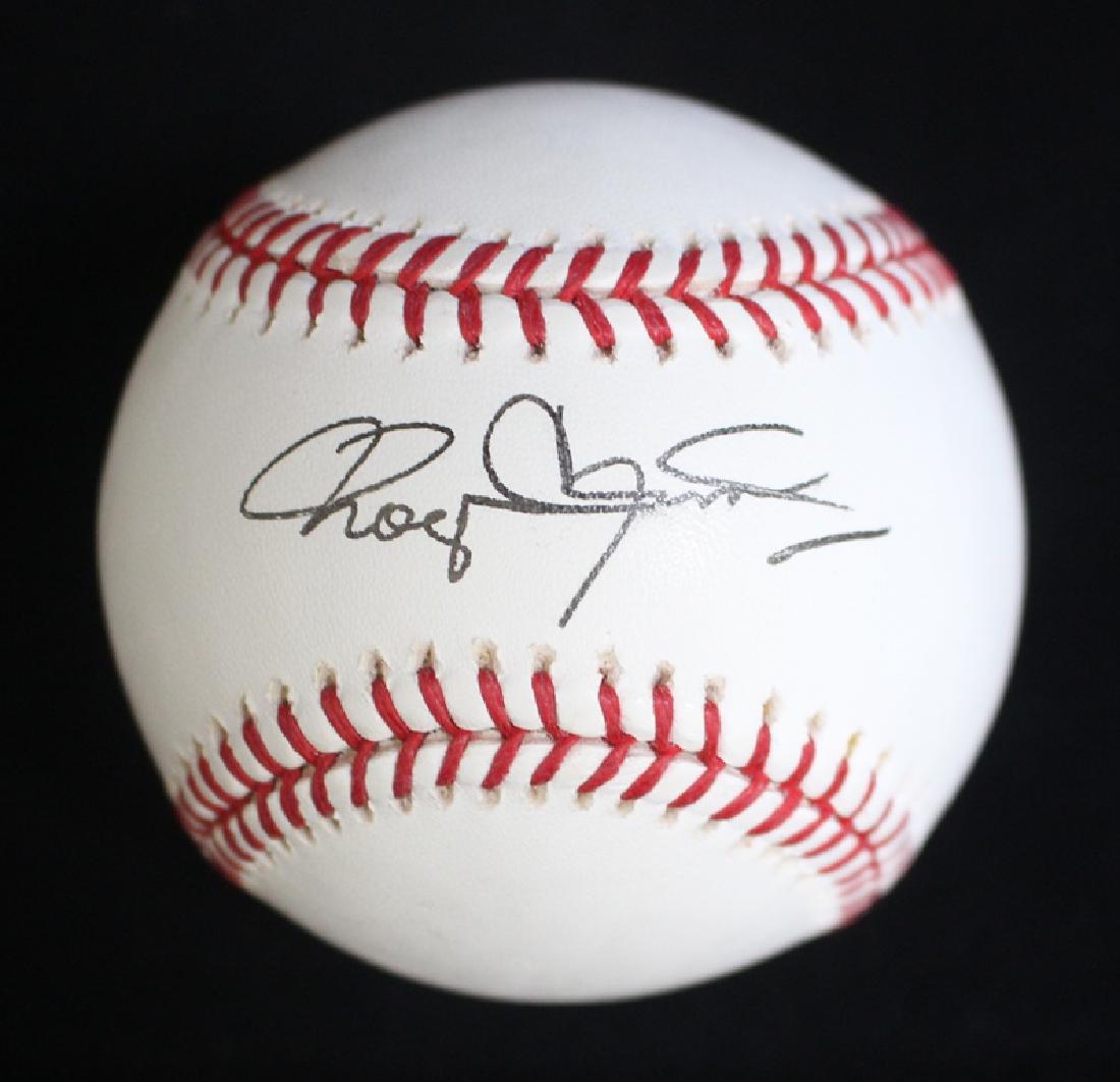 Roger Clemens autographed OML Bud Selig baseball: Roger Clemens autographed OAL Bug Selig baseball on the sweet spot. One of the best we've seen. Comes with a JSA ALOA. Suggested bid $75