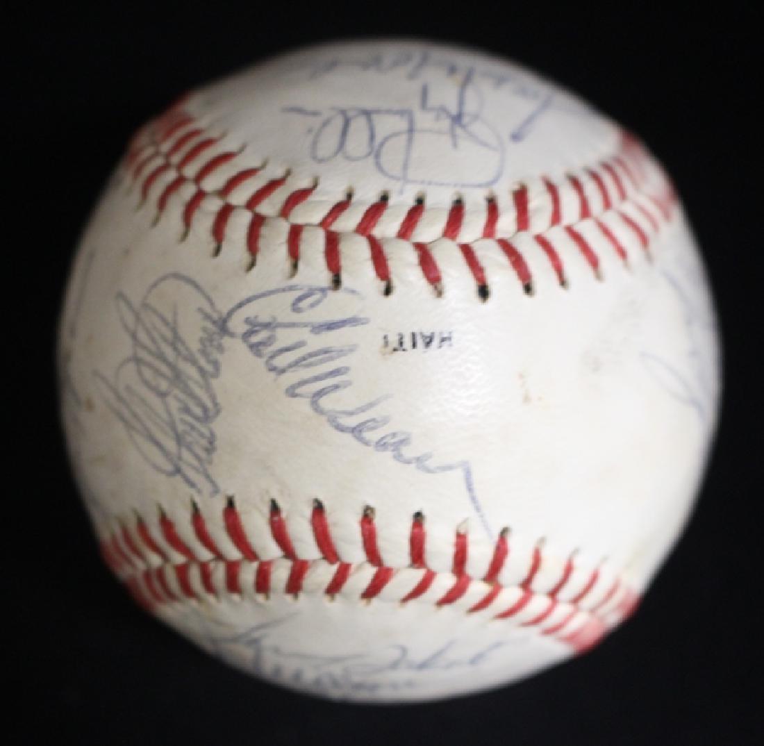1981 Baltimore Orioles team autographed baseball (1 of 5)
