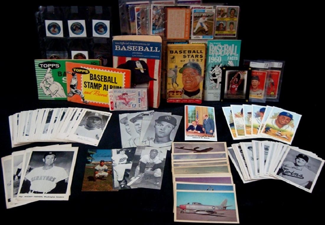 Generous Box Lot of Vintage Sports Cards and (1 of 5)