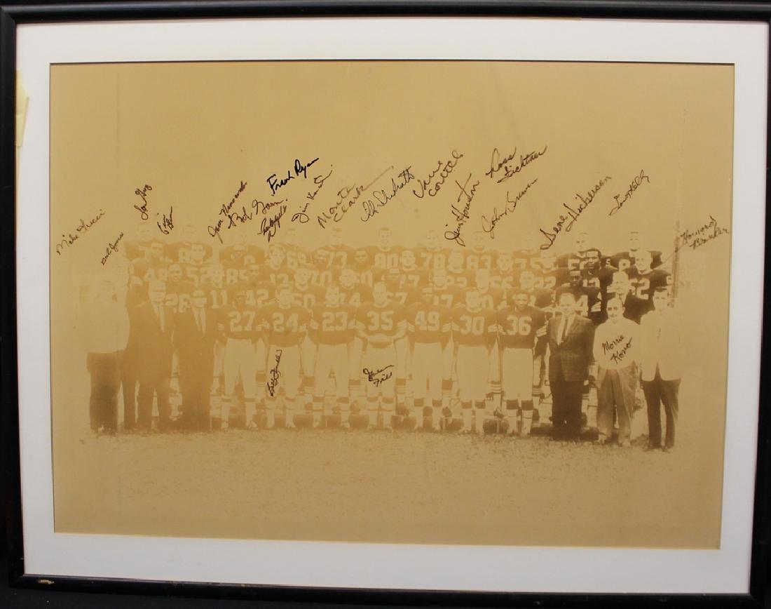 1964 Cleveland Browns Partial Team Signed Photo (20) (1 of 4)
