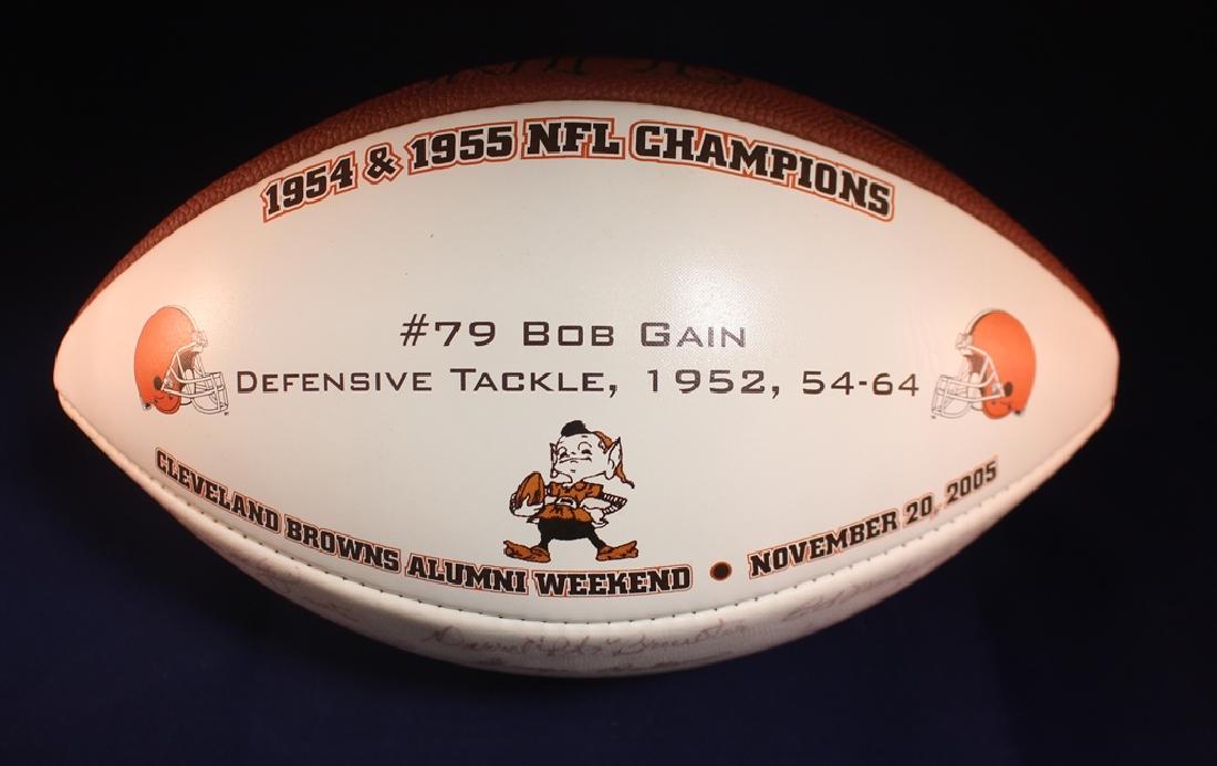 1954 1955 Cleveland Browns Nfl Champions Reunion Signed