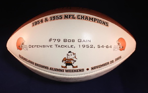 1954 1955 Cleveland Browns Nfl Champions Reunion Signed