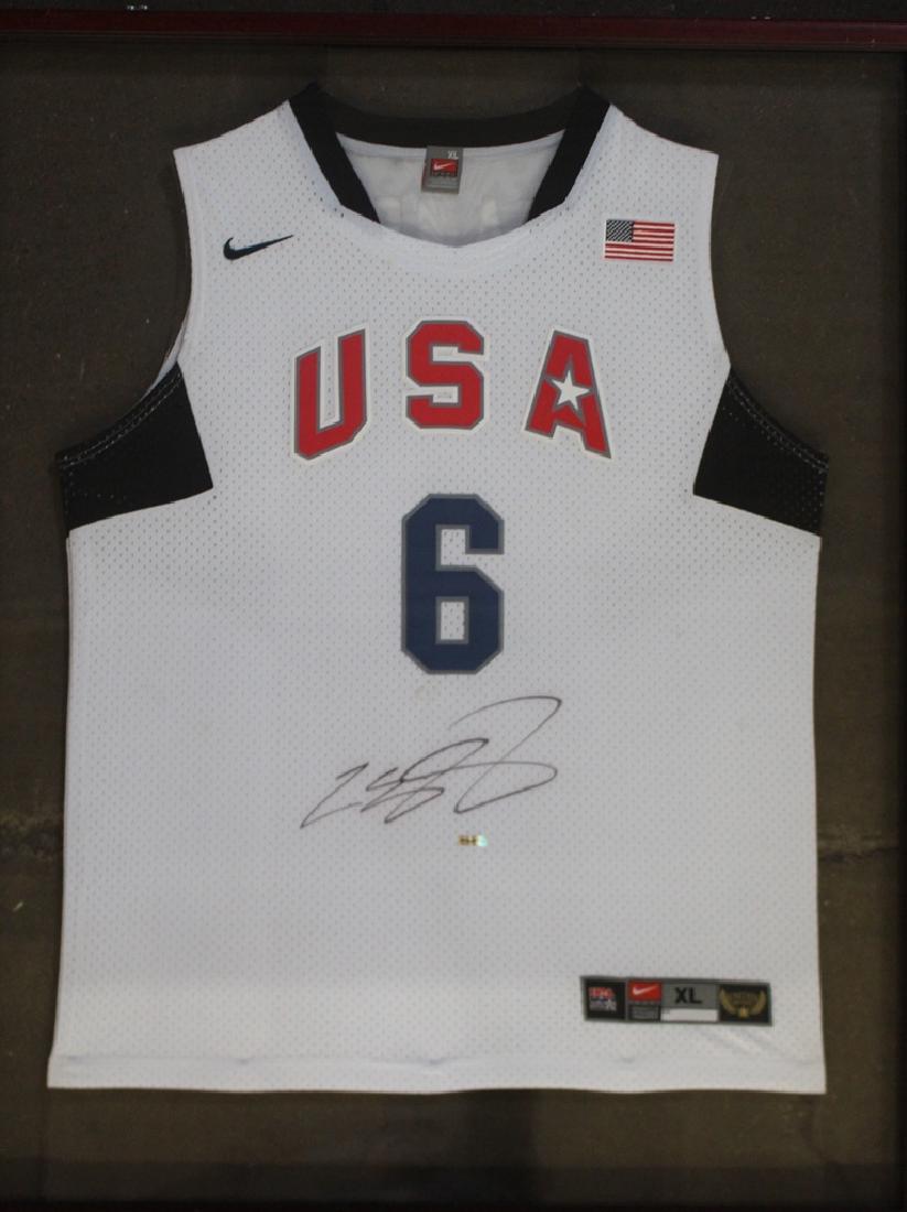 Upper Deck LeBron James Team USA Signed Jersey (1 of 3)