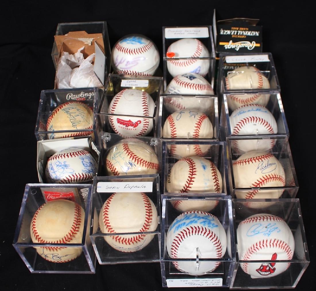 The Balance of One Man's Autographed Baseball lot (19) (1 of 1)