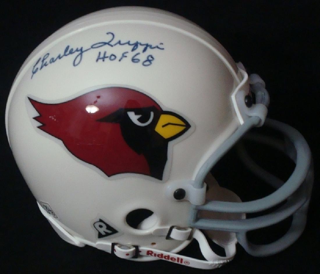 Charley Trippi Autographed Cardinals Mini Helmet (1 of 3)