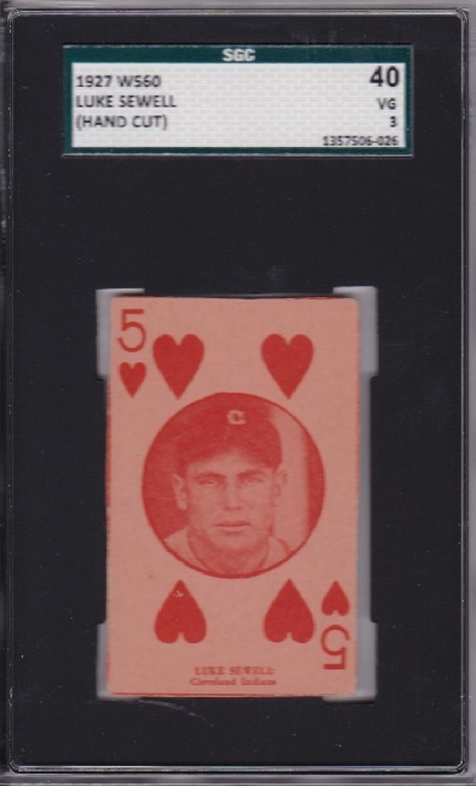 1927 W560 #37 Luke Sewell SGC Graded VG 3 (1 of 1)