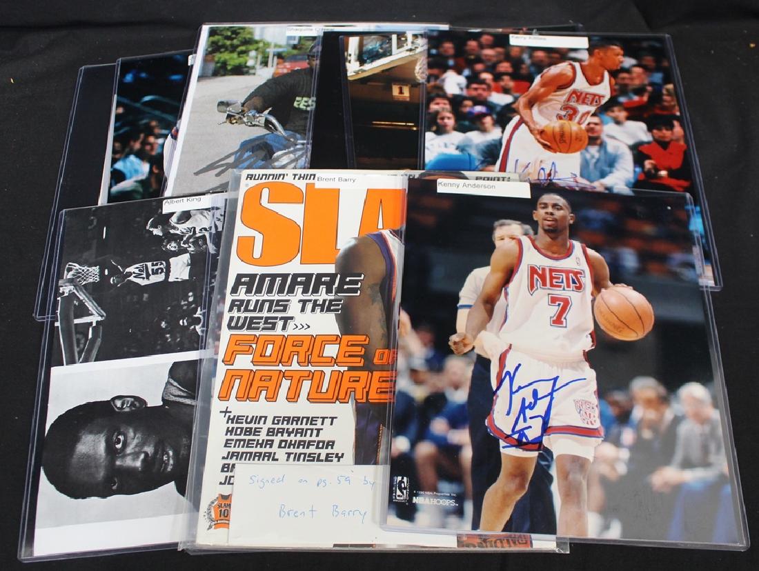 (10) NBA Players Autographed Photos (1 of 3)
