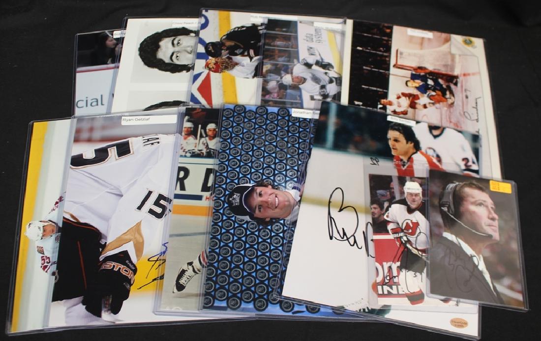 (12) NHL Hockey Players autographed photos (1 of 5)