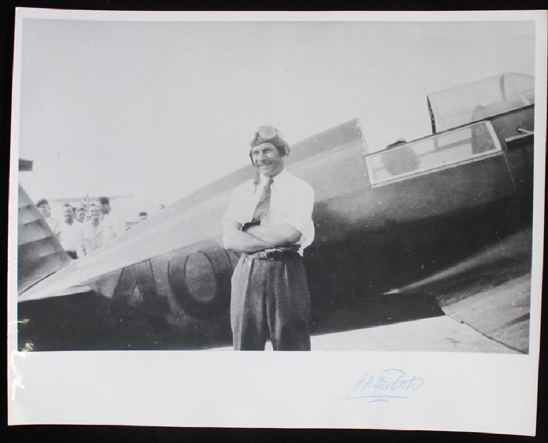 J.H. Doolittle autographed 8x10 photo as a pilot (1 of 2)