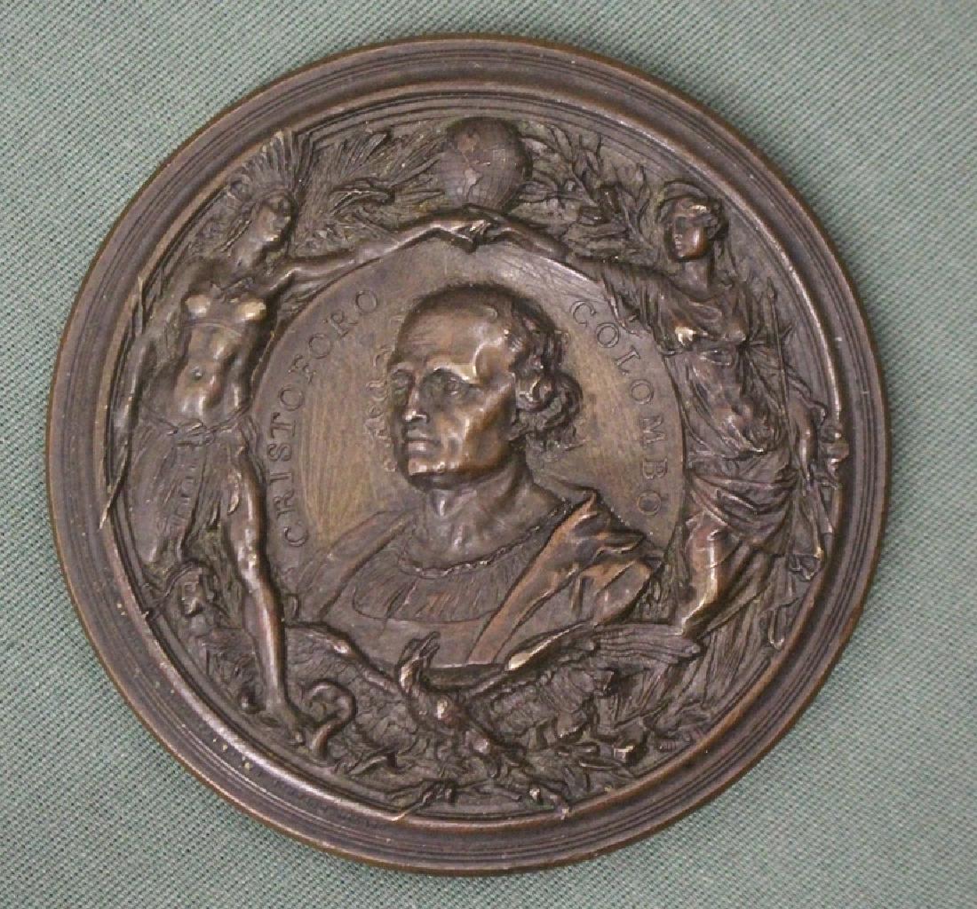 Christopher Columbus World's Exposition Medal w/Box (1 of 3)