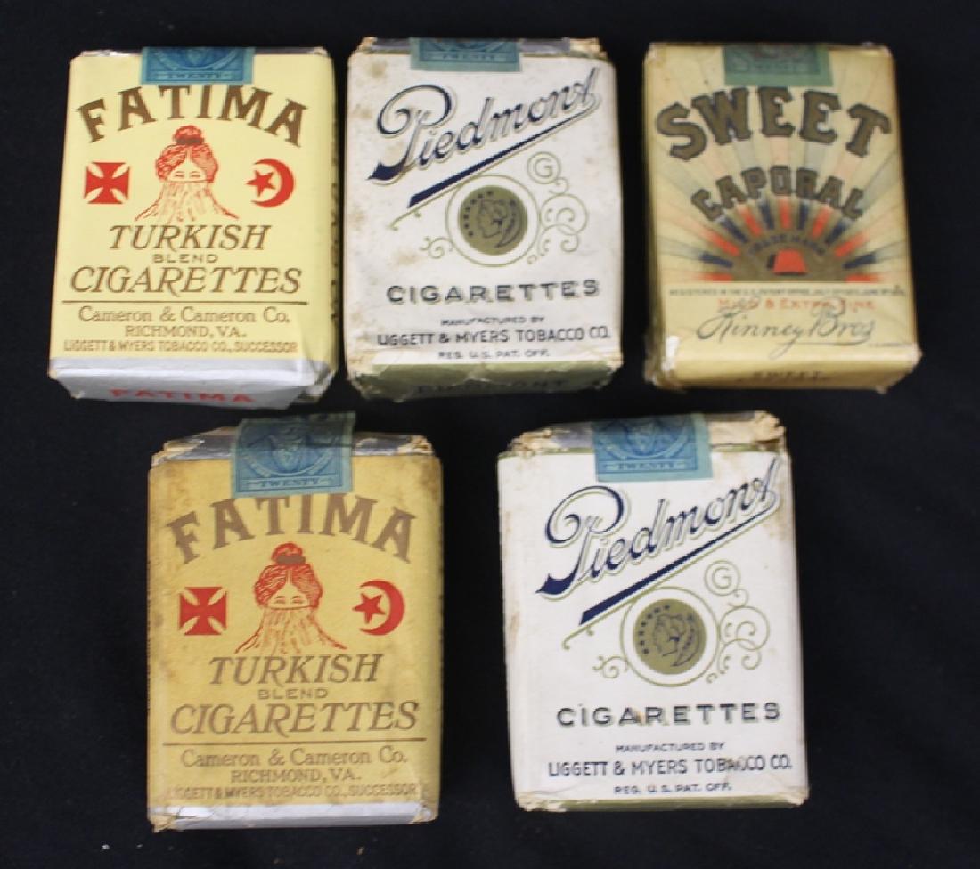 (5) Packs of late 1930's early 1940's era cigarettes (1517) on Jun 03