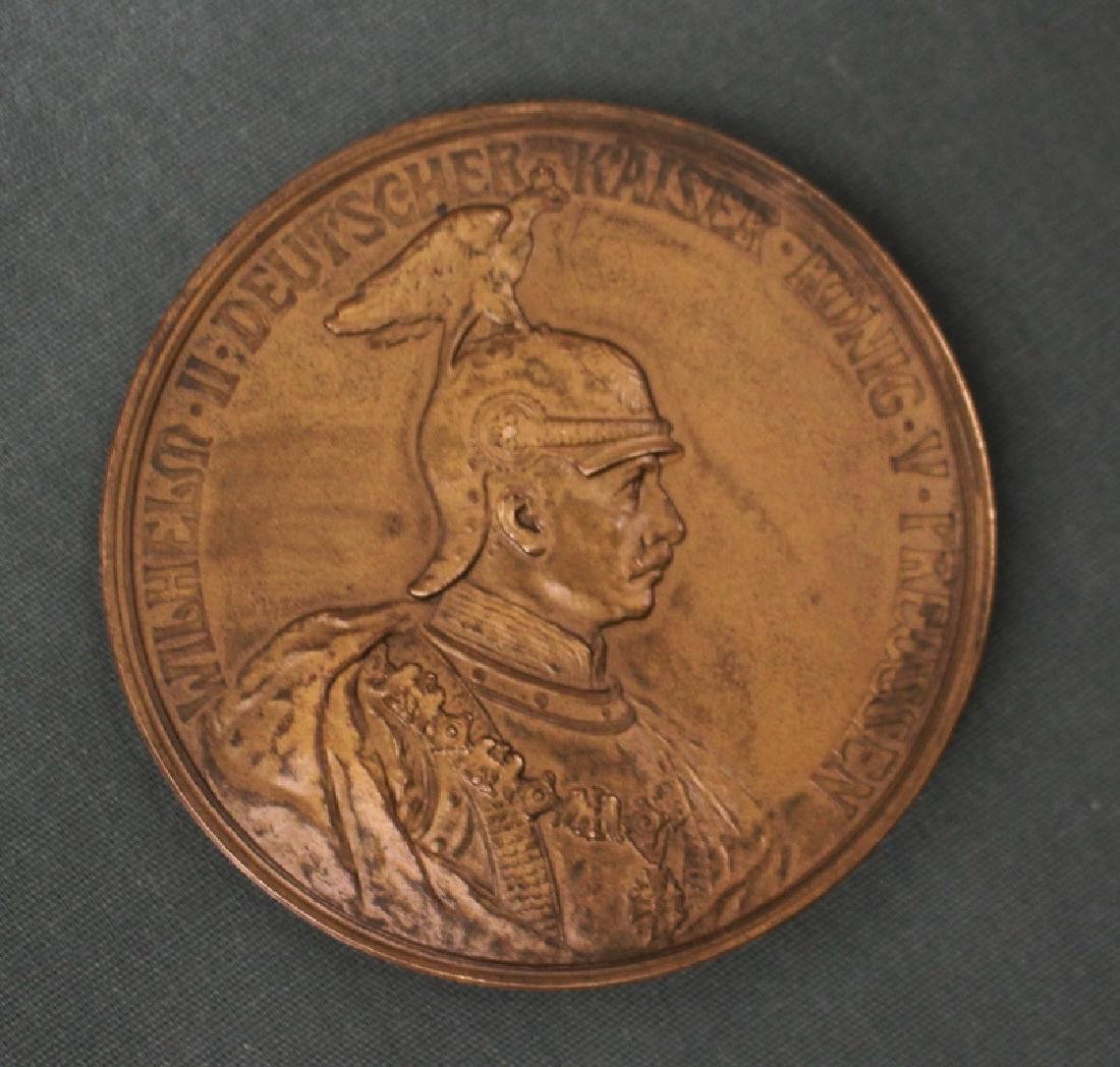 1905 Kaiser Wilhelm II Berlin Bronze Medal (1 of 3)