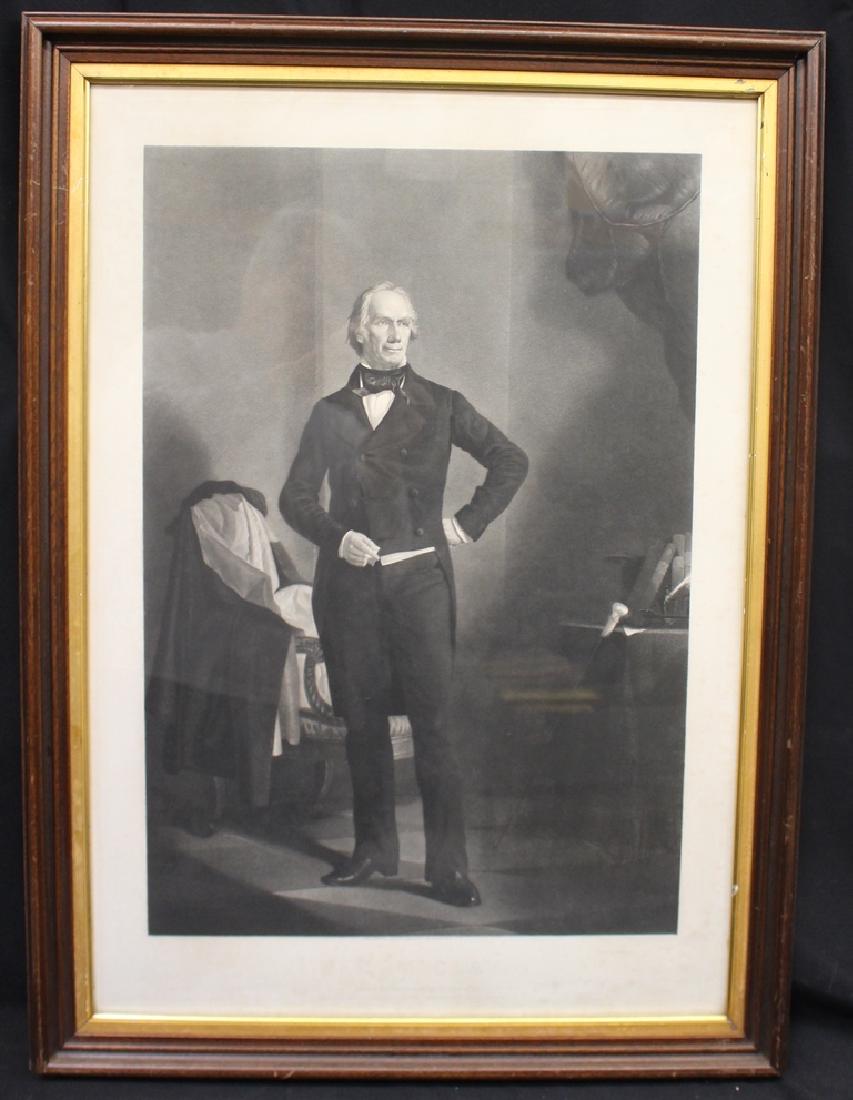 Henry Clay Framed Steel Engraving by A.H. Ritchie (1 of 2)