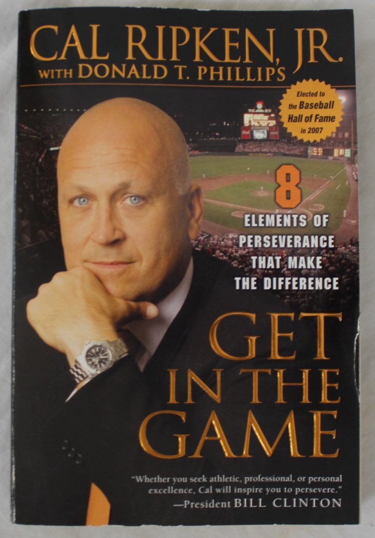 Cal Ripken signed Get in the Game paperback book (1 of 2)