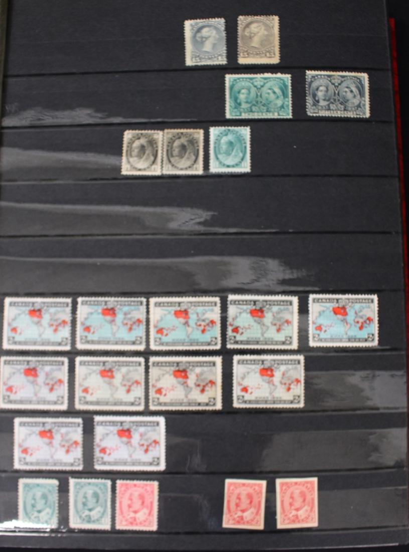 Canada Unused Stamp Selection in Stock Book SCV.$7000+ (1 of 9)