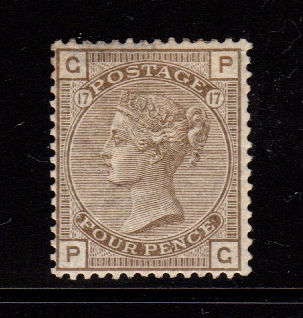 Great Britain Scott 71 F-VF OG H SCV.$2750 (1 of 1)